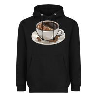 Black coffee  americano Heavyweight Hoodie - BarkalooDesign