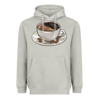 Moon Dust coffee  americano Heavyweight Hoodie - BarkalooDesign