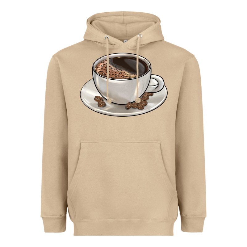 Coffee  Americano Heavyweight Hoodie by BarkalooDesign | Teevron