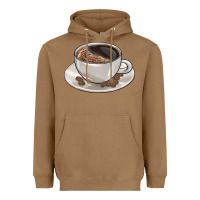 Toasted Coconut coffee  americano Heavyweight Hoodie - BarkalooDesign