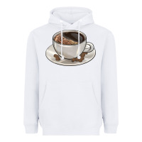 White coffee  americano Heavyweight Hoodie - BarkalooDesign