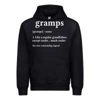Black Grandpa Gift for Gramps, Fathers Day Birthday Gift Idea Urban Hoodie - trangStudio