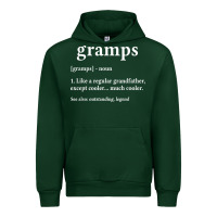 Forest Green Grandpa Gift for Gramps, Fathers Day Birthday Gift Idea Urban Hoodie - trangStudio