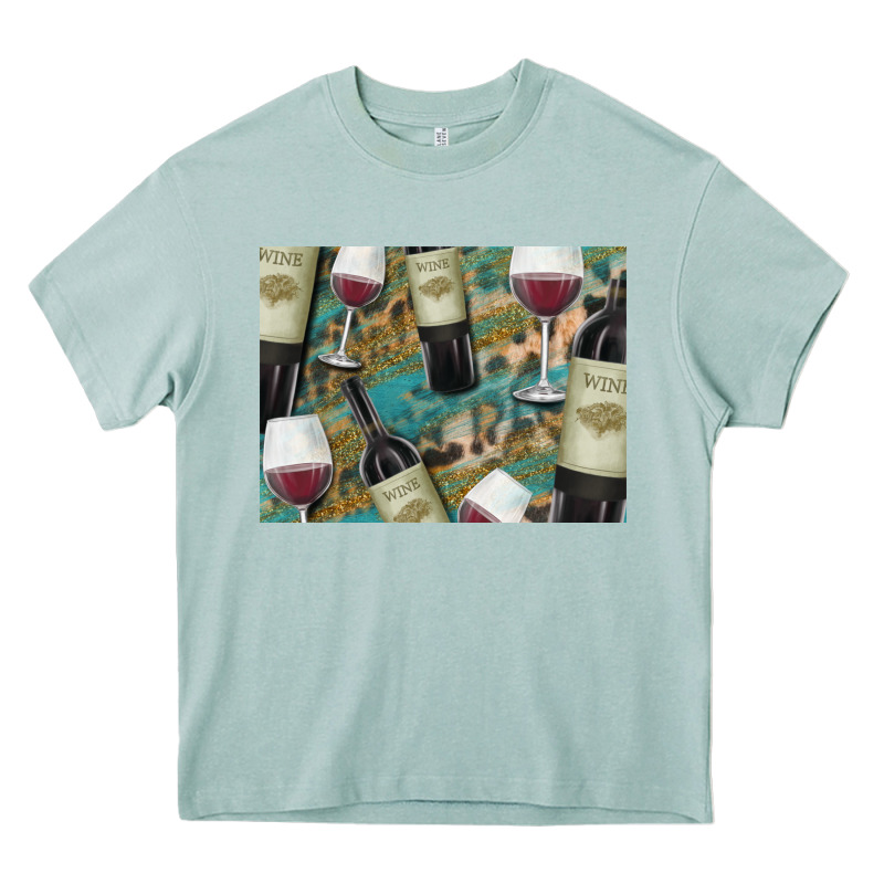 California Wine With Leopard Background Heavy Core Tee by Bettercallsaul | Teevron