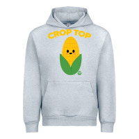 Heather Grey corn t  shirt c r o p t o p t  shirt Urban Hoodie - trangStudio
