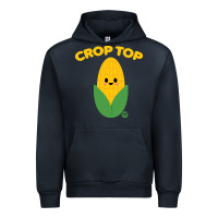 Navy corn t  shirt c r o p t o p t  shirt Urban Hoodie - trangStudio
