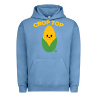 Pigment Pebble Blue corn t  shirt c r o p t o p t  shirt Urban Hoodie - trangStudio
