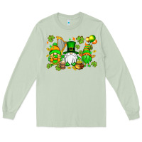 Matcha St. Patrick's Day gnomes Long Sleeve Tee - OliviaCreatesArt