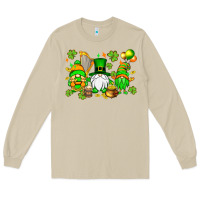 Mushroom St. Patrick's Day gnomes Long Sleeve Tee - OliviaCreatesArt