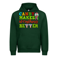 Forest Green candy makes everything better Urban Hoodie - AdoDesignShop