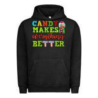 Pigment Black candy makes everything better Urban Hoodie - AdoDesignShop
