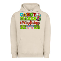 Pigment French Oak candy makes everything better Urban Hoodie - AdoDesignShop