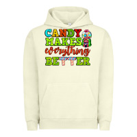Pigment Pistachio candy makes everything better Urban Hoodie - AdoDesignShop