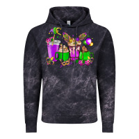 Cloud Black Mardi Gras coffee cups Vintage Hoodie - HowdyJamesFarm