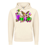 Vintage Artic Mardi Gras coffee cups Vintage Hoodie - HowdyJamesFarm