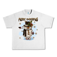 Lunar Rock merry christmas snowman Urban Heavy Tee - CowGirlArtShop