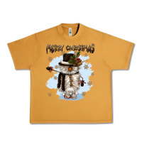 Peanut Butter merry christmas snowman Urban Heavy Tee - CowGirlArtShop
