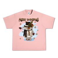 Salmon merry christmas snowman Urban Heavy Tee - CowGirlArtShop
