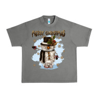 Tornado merry christmas snowman Urban Heavy Tee - CowGirlArtShop
