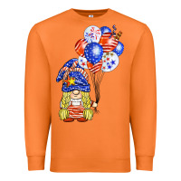 Carrot patriotic gnome balloon Premium Sweatshirt - BarkalooDesign