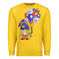 Lemon patriotic gnome balloon Premium Sweatshirt - BarkalooDesign