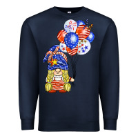 Navy patriotic gnome balloon Premium Sweatshirt - BarkalooDesign