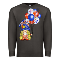 Smoke patriotic gnome balloon Premium Sweatshirt - BarkalooDesign