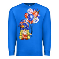 True Royal patriotic gnome balloon Premium Sweatshirt - BarkalooDesign