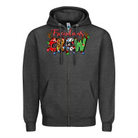 Charcoal Heather friendsmas crew Zipper Hoodie - Artiststas