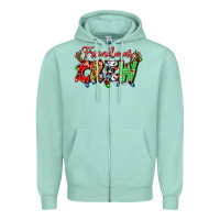 Seafoam friendsmas crew Zipper Hoodie - Artiststas