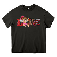 Asphalt valentine's day cupid sunflowers love Heavy Core Tee - RanaPortraitStore