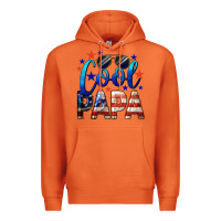 Carrot Cool Papa American Flag 4th of July Premium Hoodie - LillyAllenDesigns