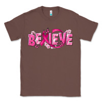 Chestnut Cancer Believe Classic Tee - NancyCooperArtShop