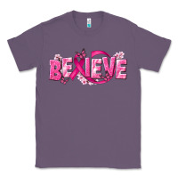 Lavender Cancer Believe Classic Tee - NancyCooperArtShop