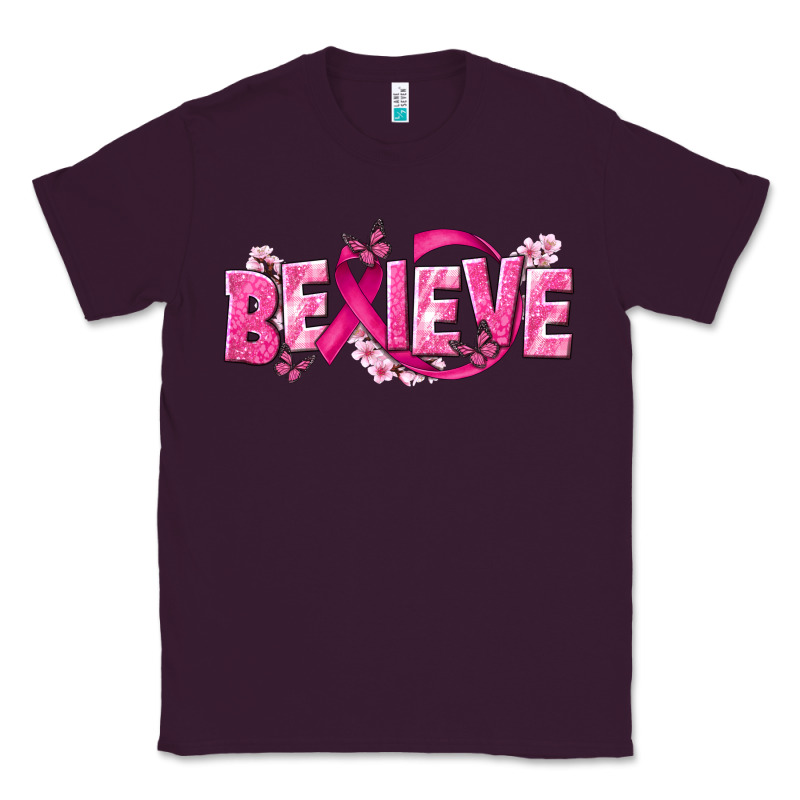 Cancer Believe Classic Tee by NancyCooperArtShop | Teevron