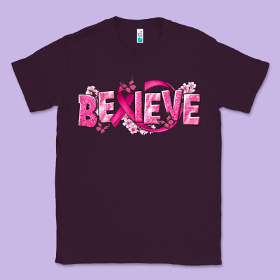 Cancer Believe Classic Tee Designed By Nancycooperartshop