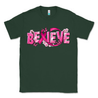Sports Green Cancer Believe Classic Tee - NancyCooperArtShop