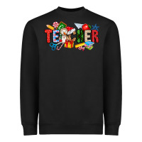 Black Christmas teacher Heavyweight Sweatshirt - CowhideDigitalArt