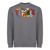 Storm Christmas teacher Heavyweight Sweatshirt - CowhideDigitalArt