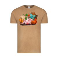 Vintage Camel Hello fall pig Vintage Tee - RanaPortraitStore