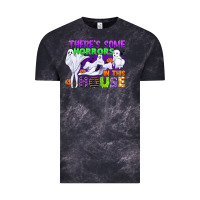 Cloud Black there is some horrors in this house Vintage Tee - CowGirlArtShop