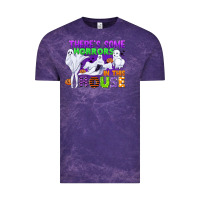 Cloud Purple there is some horrors in this house Vintage Tee - CowGirlArtShop