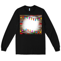 Black christmas bleach effect tumler Long Sleeve Tee - CowCowDesign