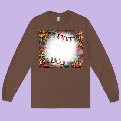 Christmas Bleach Effect Tumler Long Sleeve Tee Designed By Cowcowdesign