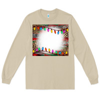 Mushroom christmas bleach effect tumler Long Sleeve Tee - CowCowDesign