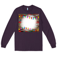 Plum christmas bleach effect tumler Long Sleeve Tee - CowCowDesign