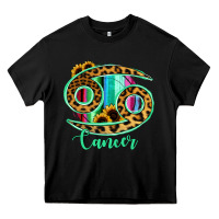 Black Cancer Zodiac Heavy Core Tee - Bettercallsaul