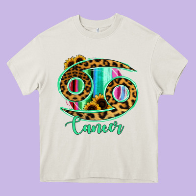 Cancer Zodiac Heavy Core Tee Designed By Bettercallsaul