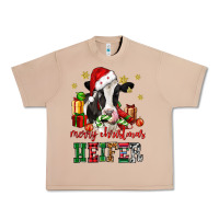 Burro merry christmas heifer cow Urban Heavy Tee - CowGirlArtShop