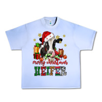 Grape Ice merry christmas heifer cow Urban Heavy Tee - CowGirlArtShop